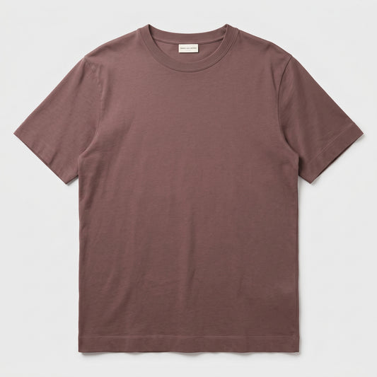 DRIES VAN NOTEN Aubergine Supima Cotton T-Shirt