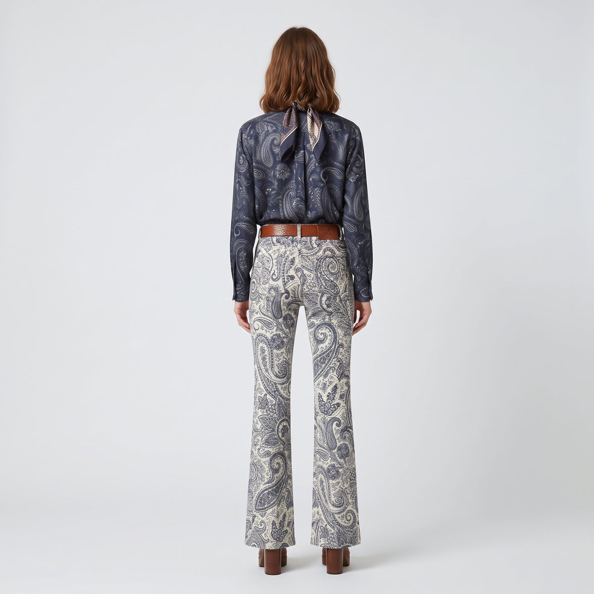 ETRO Paisley Print Flared Jeans - view 5