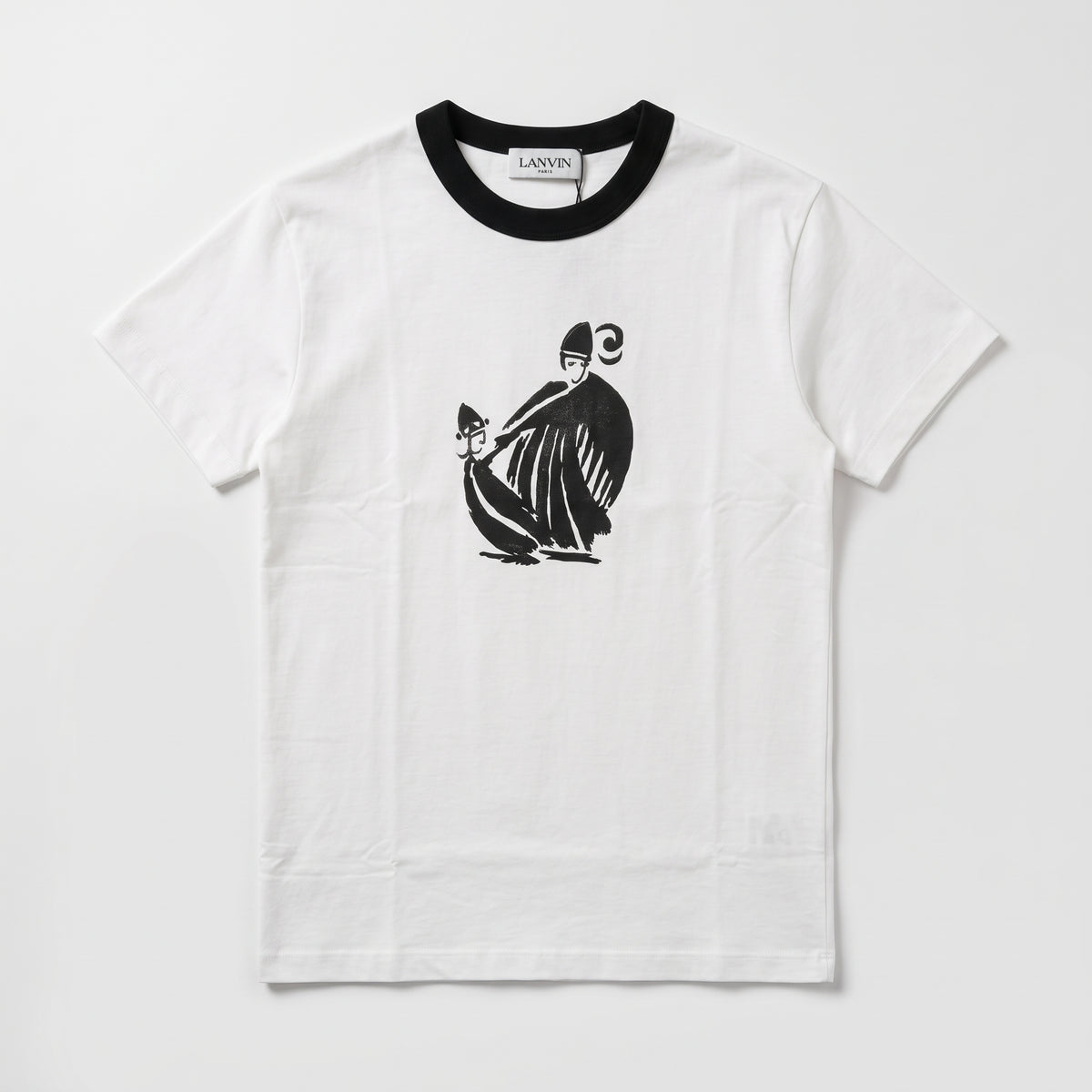LANVIN Graphic Print Ringer T-Shirt