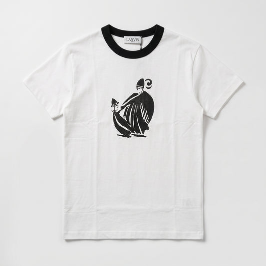 LANVIN Graphic Print Ringer T-Shirt