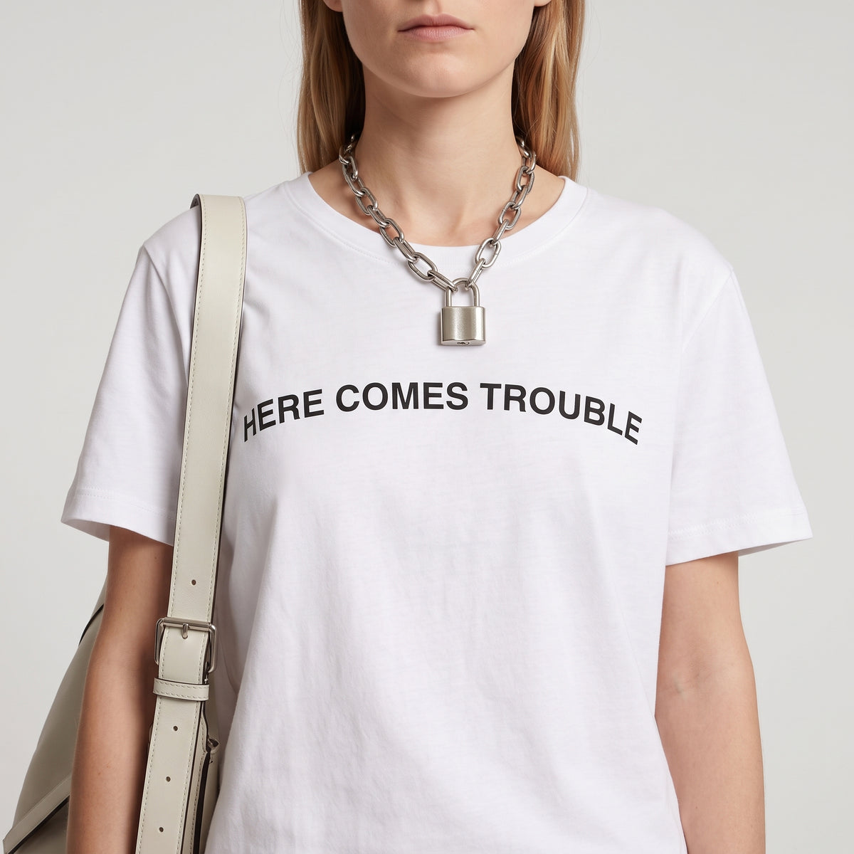 Here Comes Trouble Cotton Tee