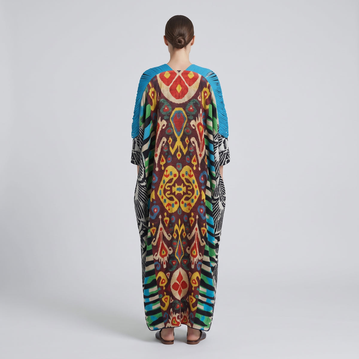 AFRODITI HERA Multicolor Zebra Print Kaftan Dress - view 4
