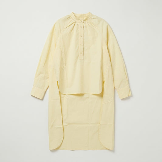 PLAN C Asymmetric High Low Shirt Dress