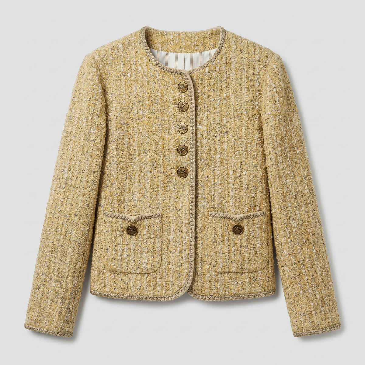 ETRO Textured Bouclé Tweed Jacket