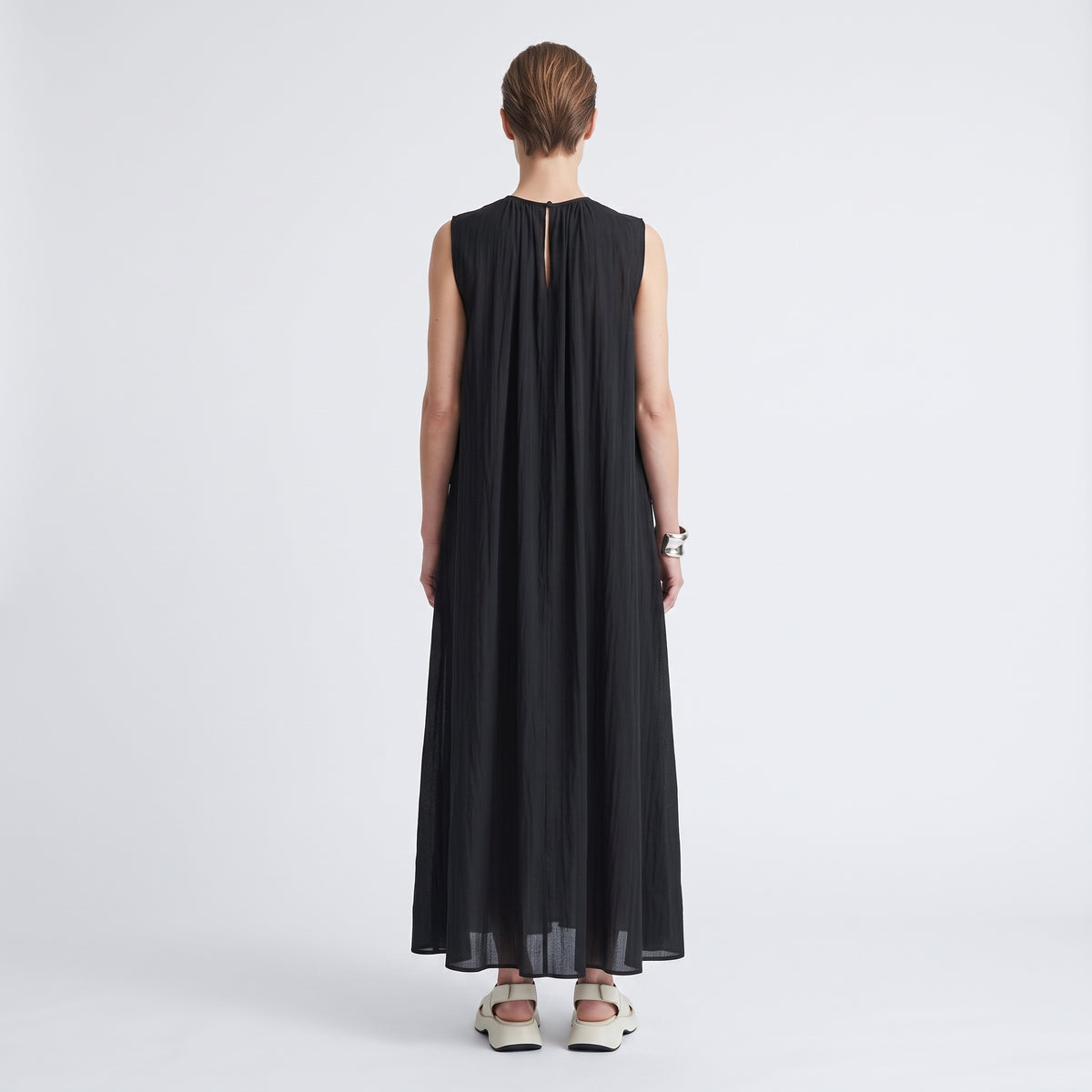 Lobelia Pleated Sleeveless Dress