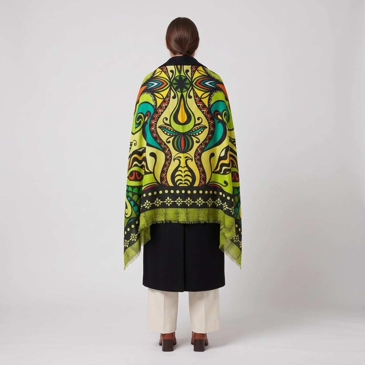 MAISON PASSAGE Vibrant Graphic Printed Scarf - view 4