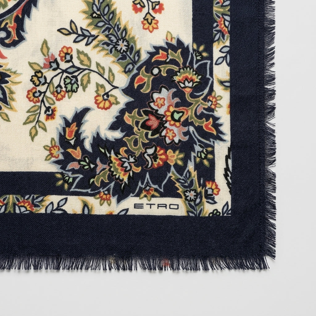 ETRO Paisley Print Fringed Scarf - view 3