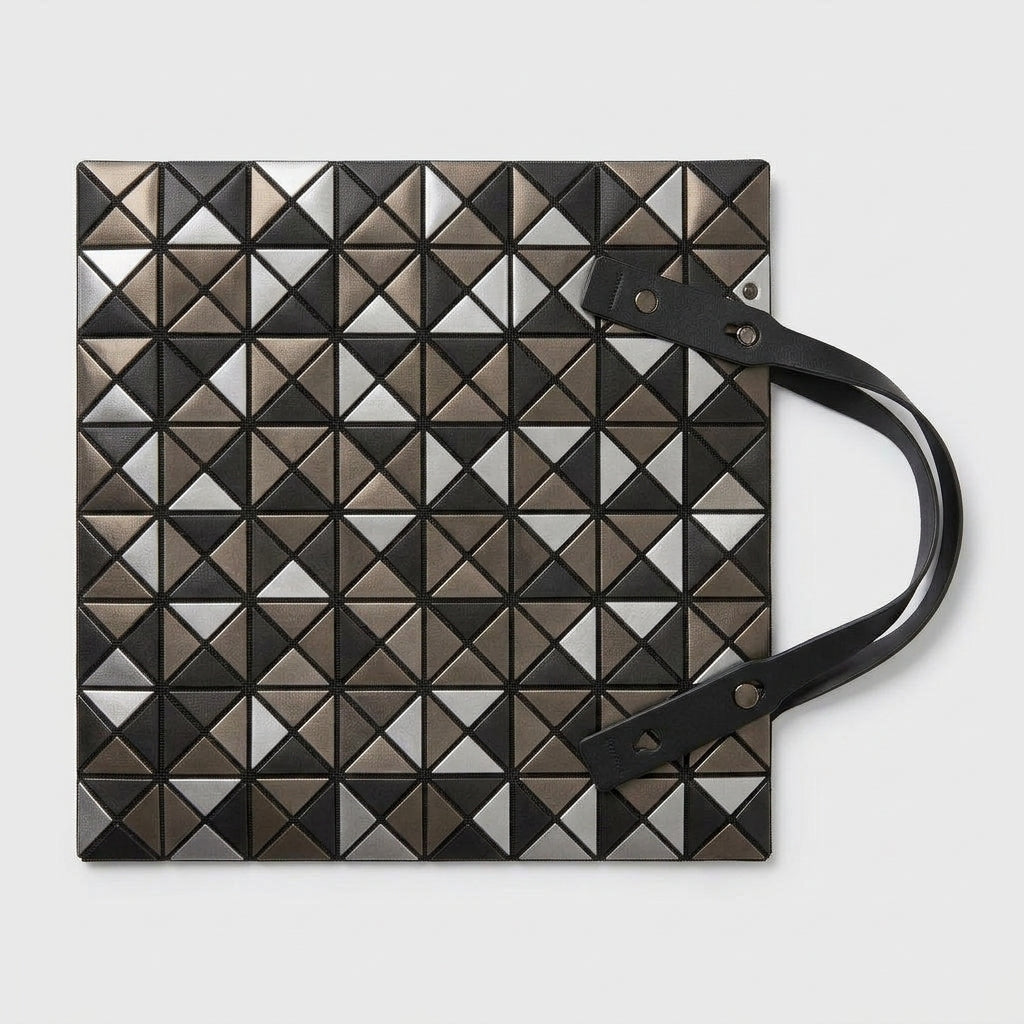 Geometric Metallic Tote Bag