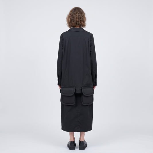 Peter Pan Collar Long Shirt