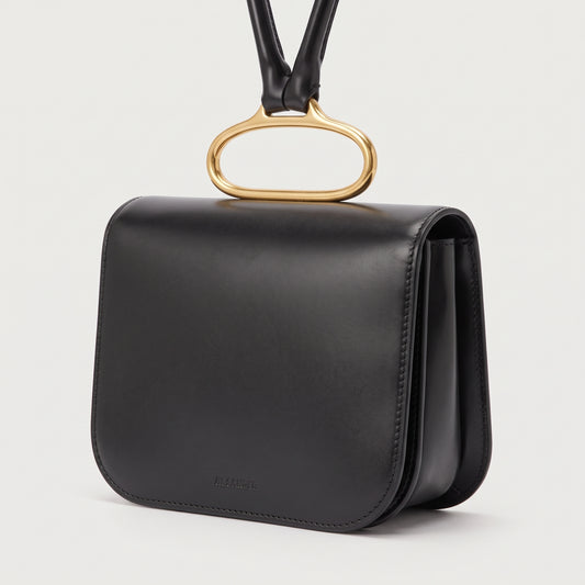 JIL SANDER Sculptural Leather Loop Handbag - view 2