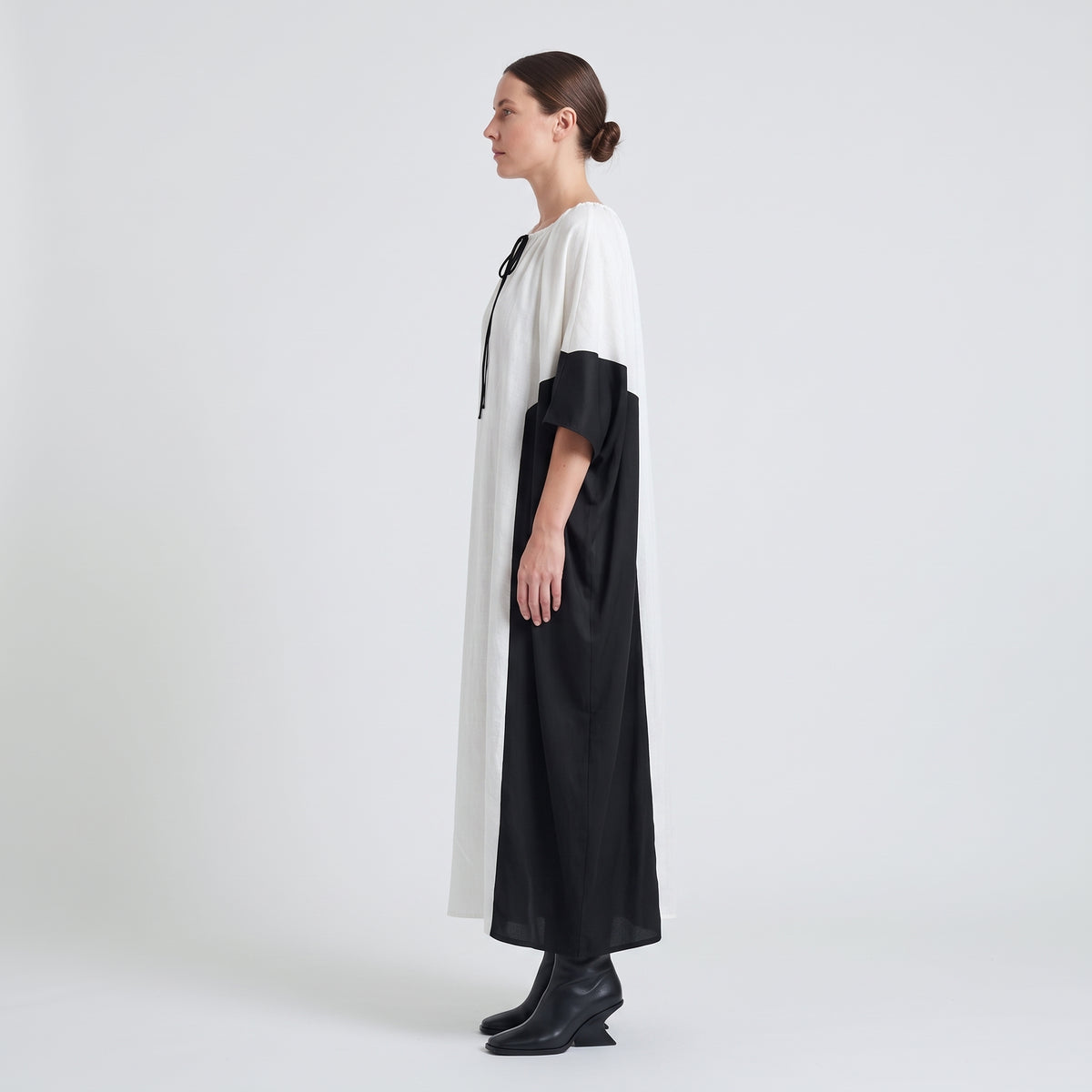 MIIN Color-Block Drawstring Shift Dress - view 4