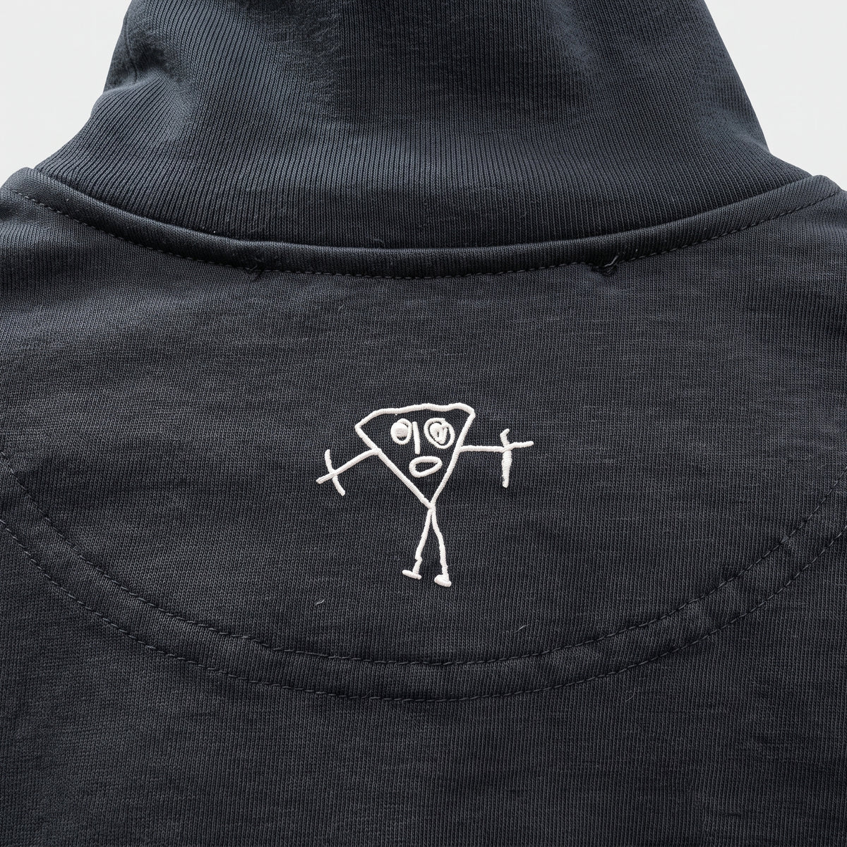 PLAN C Minimalist Charcoal Turtleneck Top - view 6