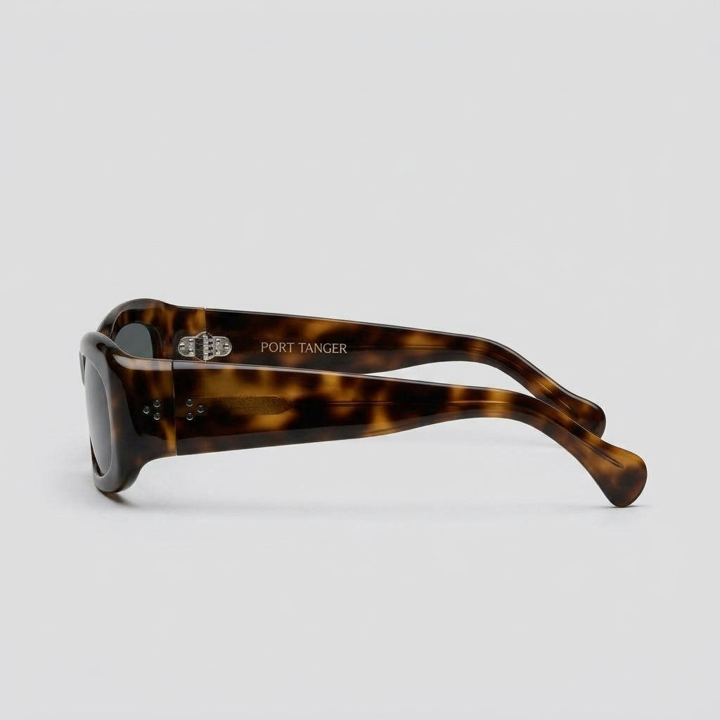 Tortoiseshell Rectangular Frame Sunglasses