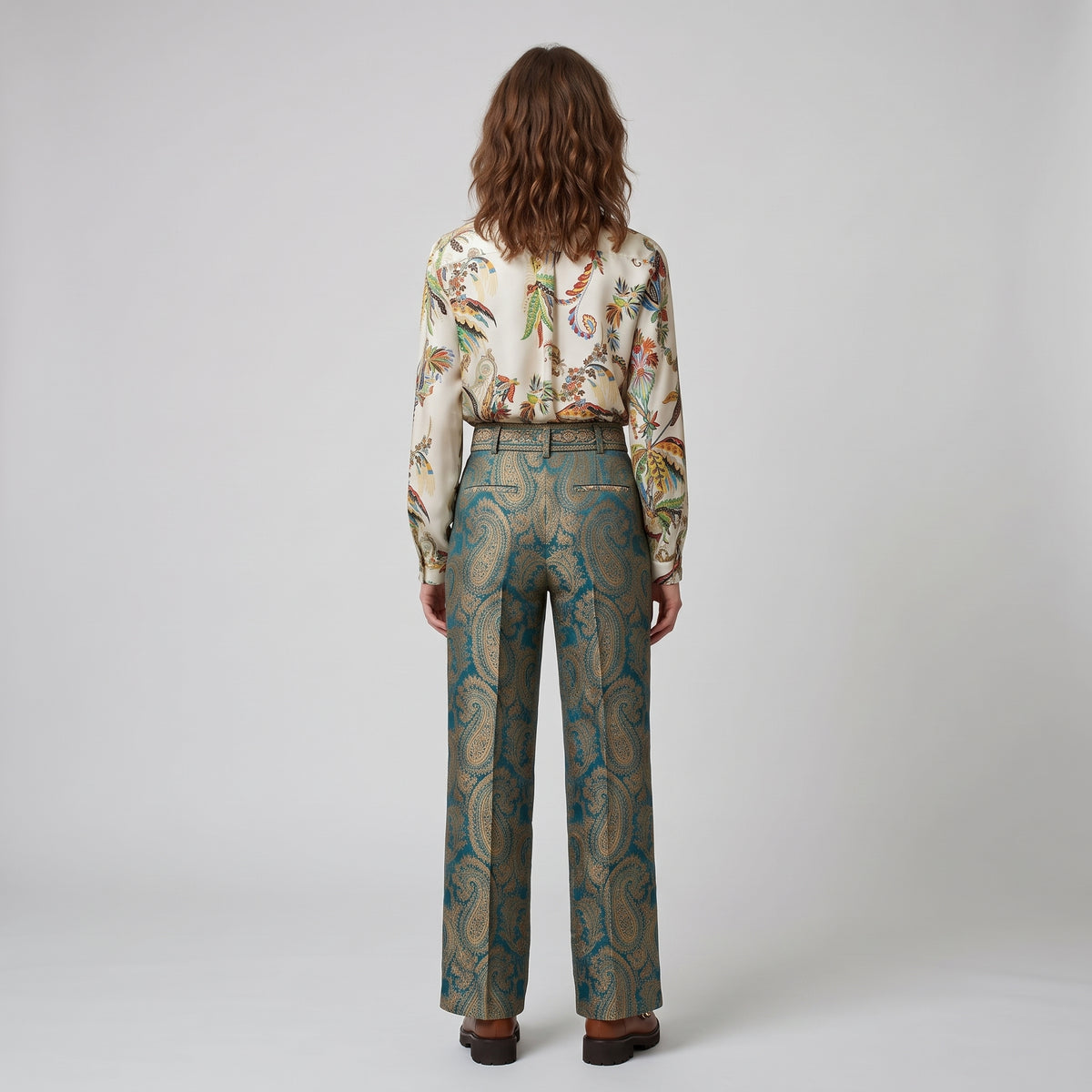 ETRO Tropical Print Silk Shirt - view 5