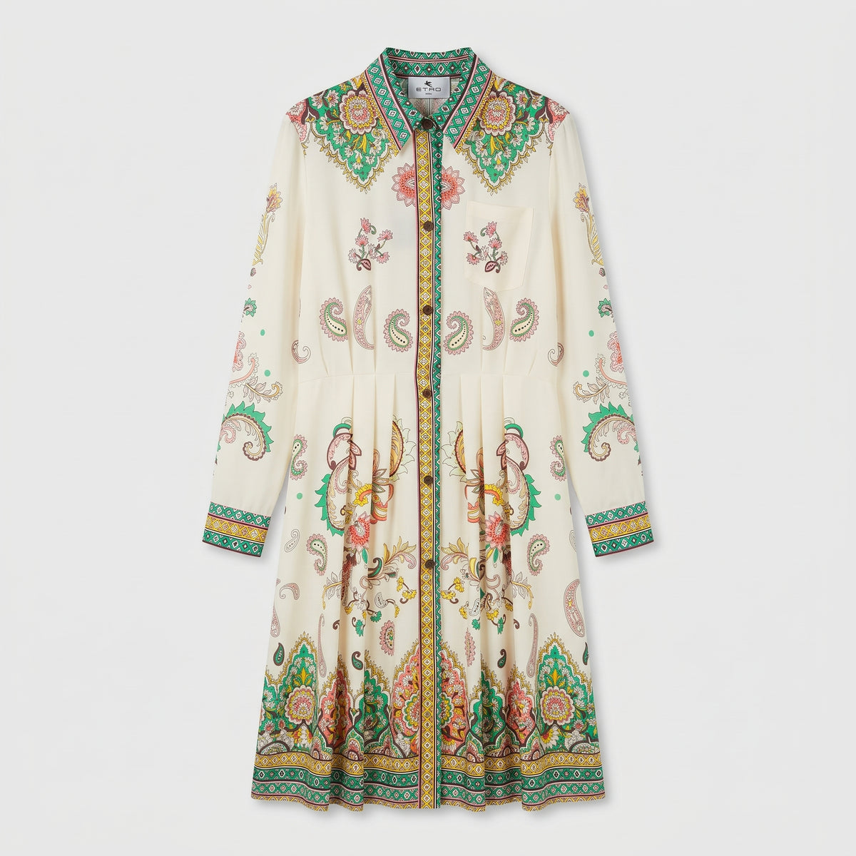 ETRO Paisley Printed Midi Shirt Dress