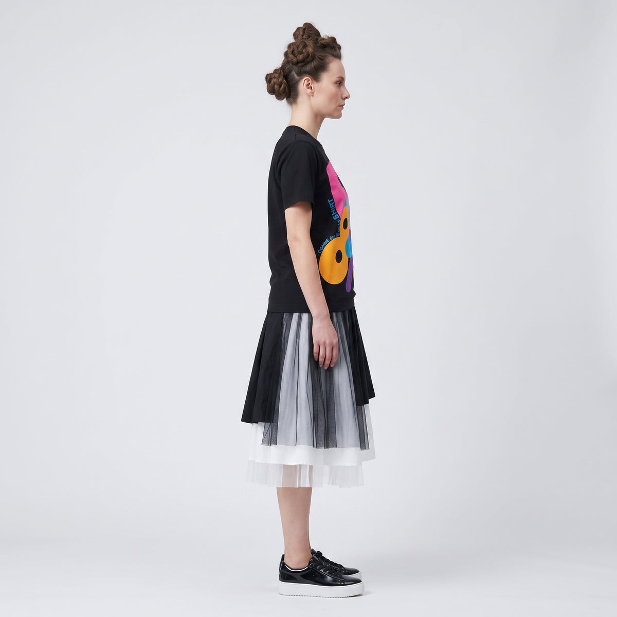 Abstract Graphic Print Cotton T-Shirt
