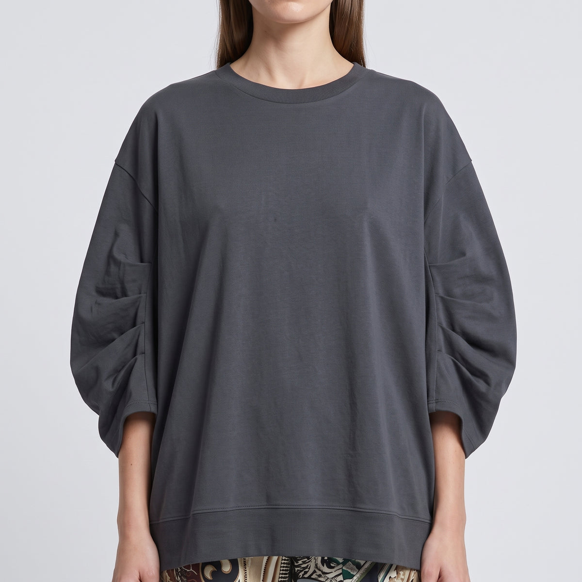 Ruched Half Sleeve T-Shirt