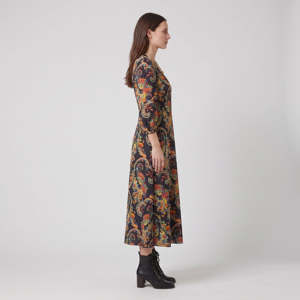 ETRO Paisley Print Keyhole Midi Dress - view 4