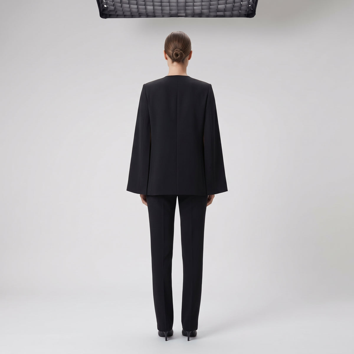 Tailored Minimalist Double-Breasted Jacket
