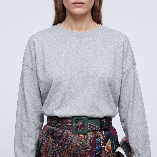 Grey Long Sleeve T-Shirt