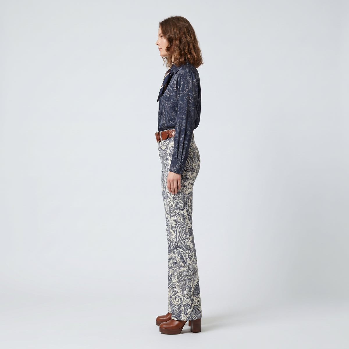 ETRO Paisley Print Flared Jeans - view 4