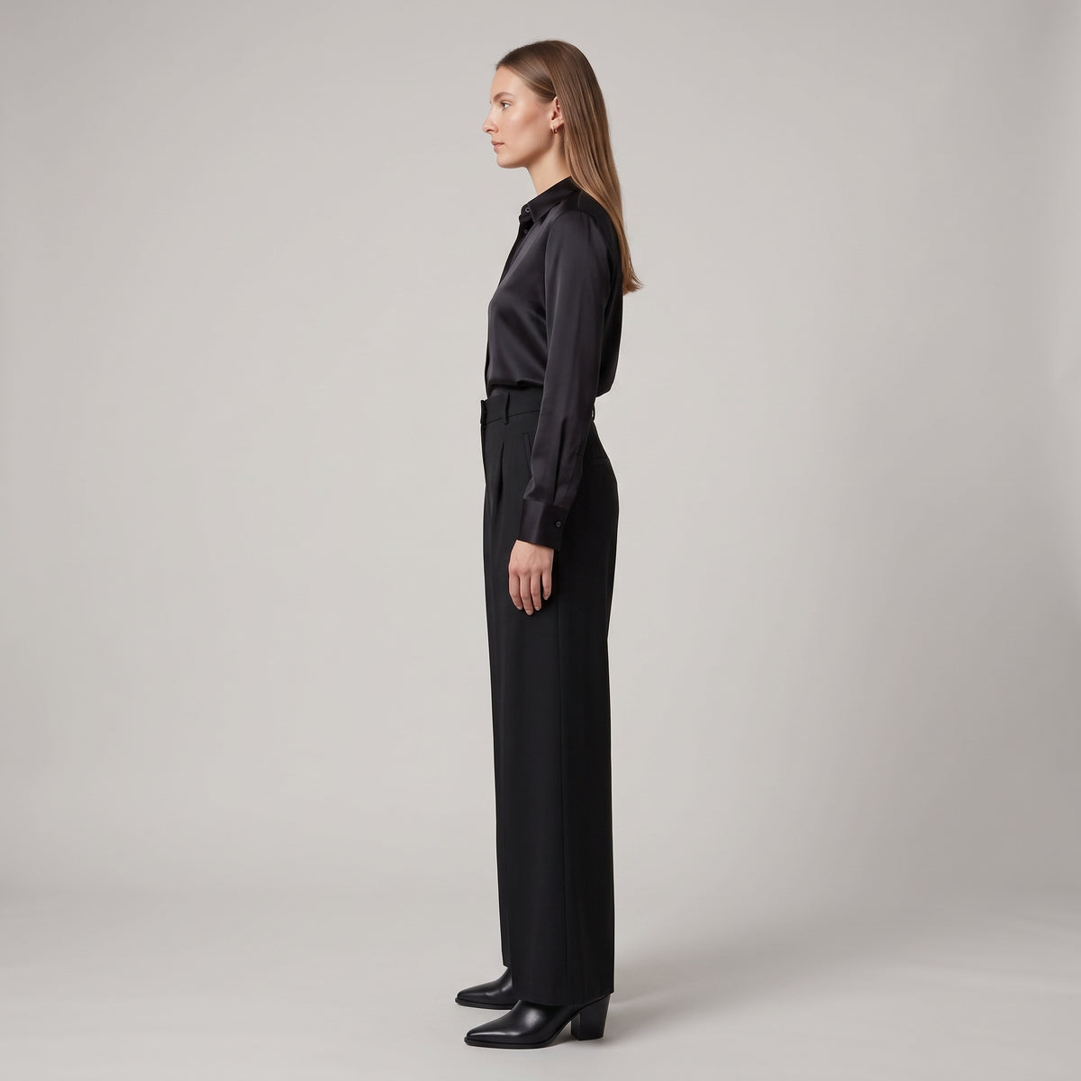 ALBERTA FERRETTI High-Waisted Pleated Trousers - view 4