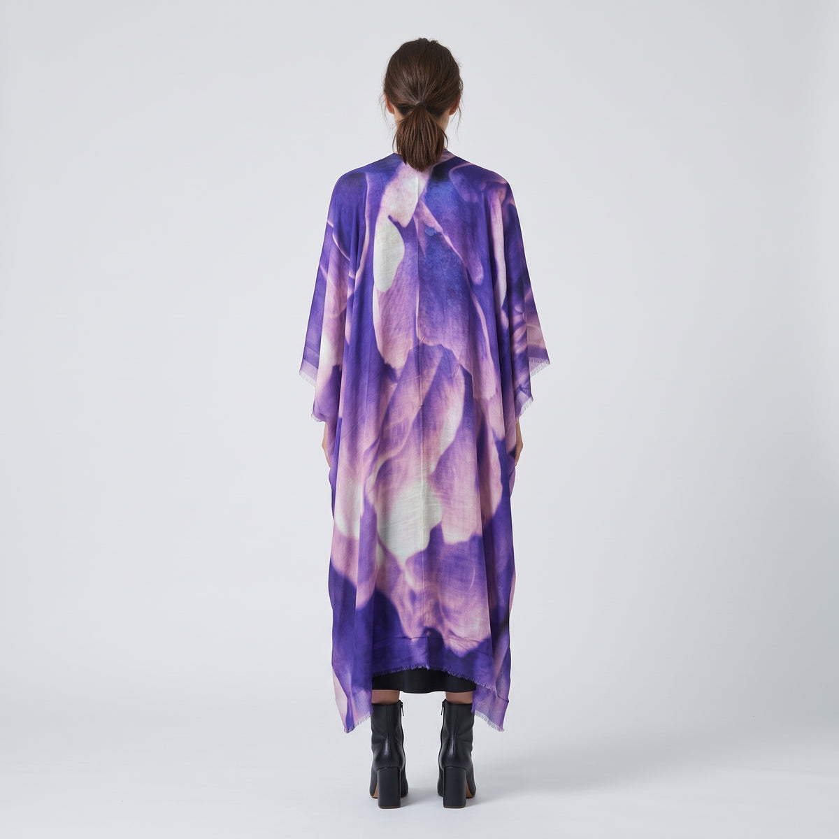 MAISON PASSAGE Blueberry Multi Printed Kimono - view 5