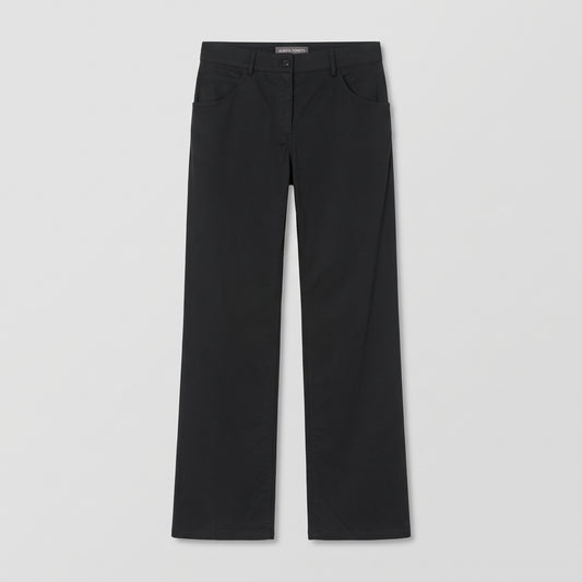 ALBERTA FERRETTI Tailored Straight Leg Black Trousers