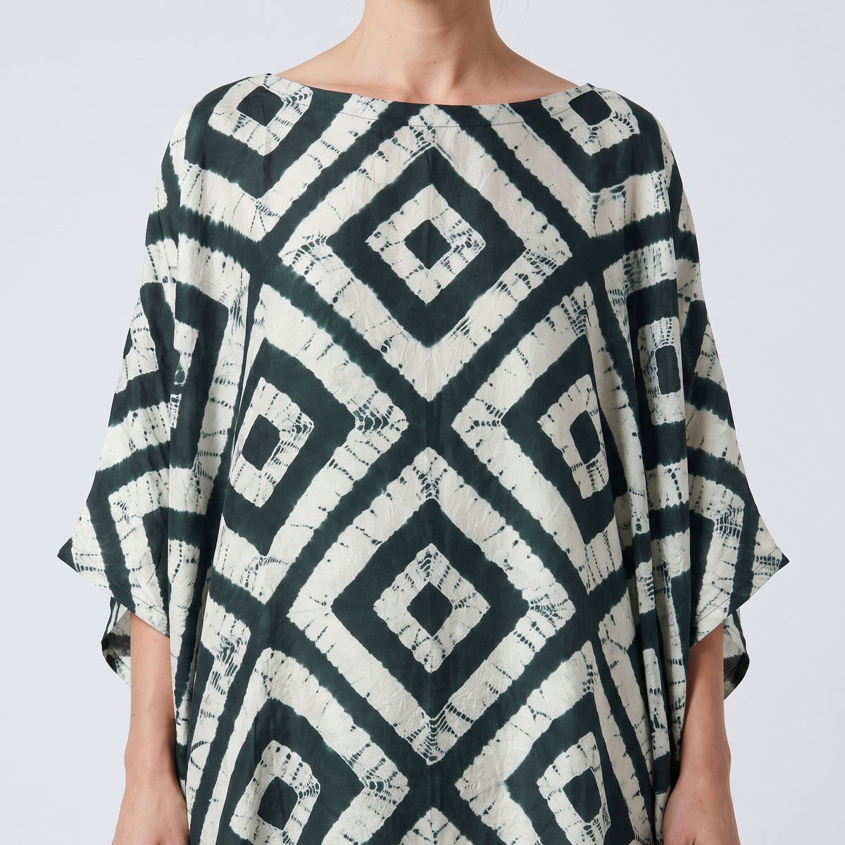 ESKANDAR Diamond Shibori Oversized Top - view 2