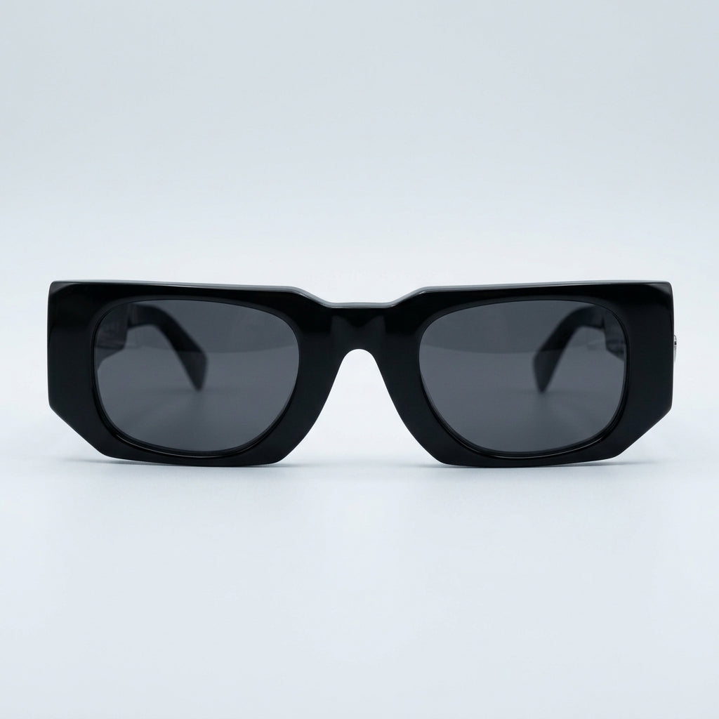 Chunky Rectangular Acetate Sunglasses