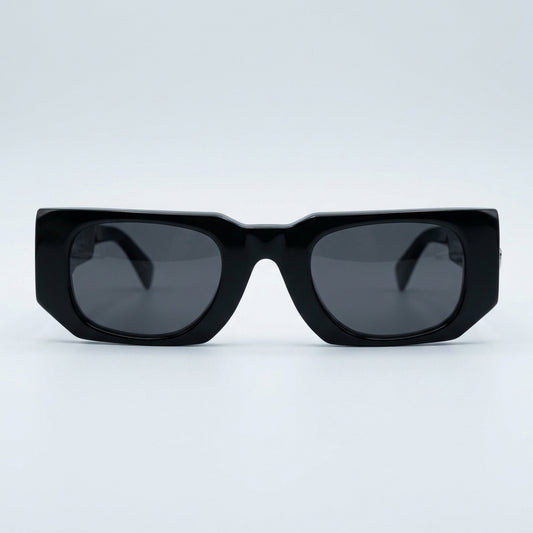 Chunky Rectangular Acetate Sunglasses