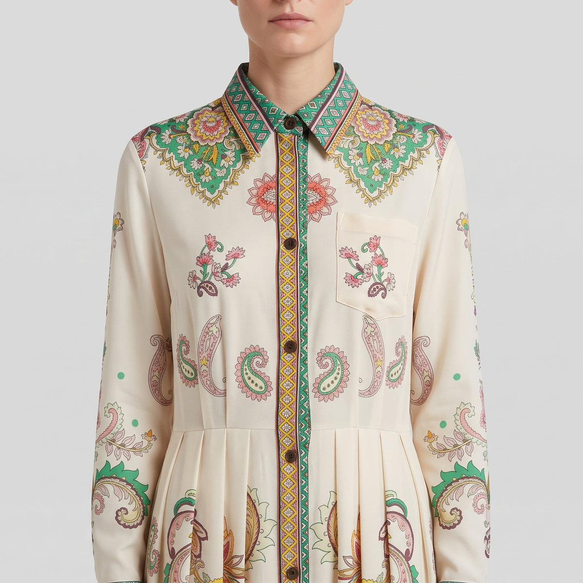 ETRO Paisley Printed Midi Shirt Dress - view 2