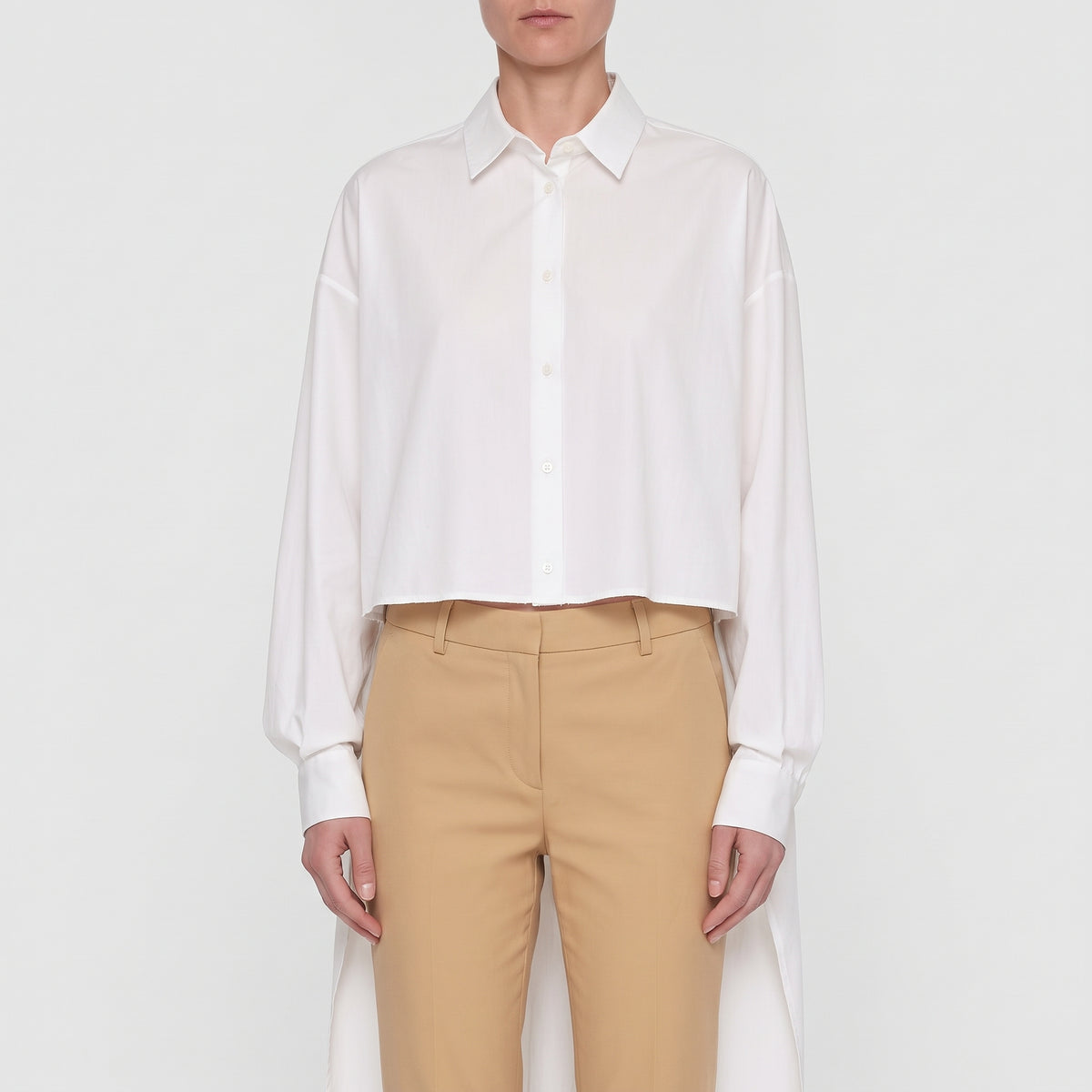 Essential Crisp White Poplin Blouse