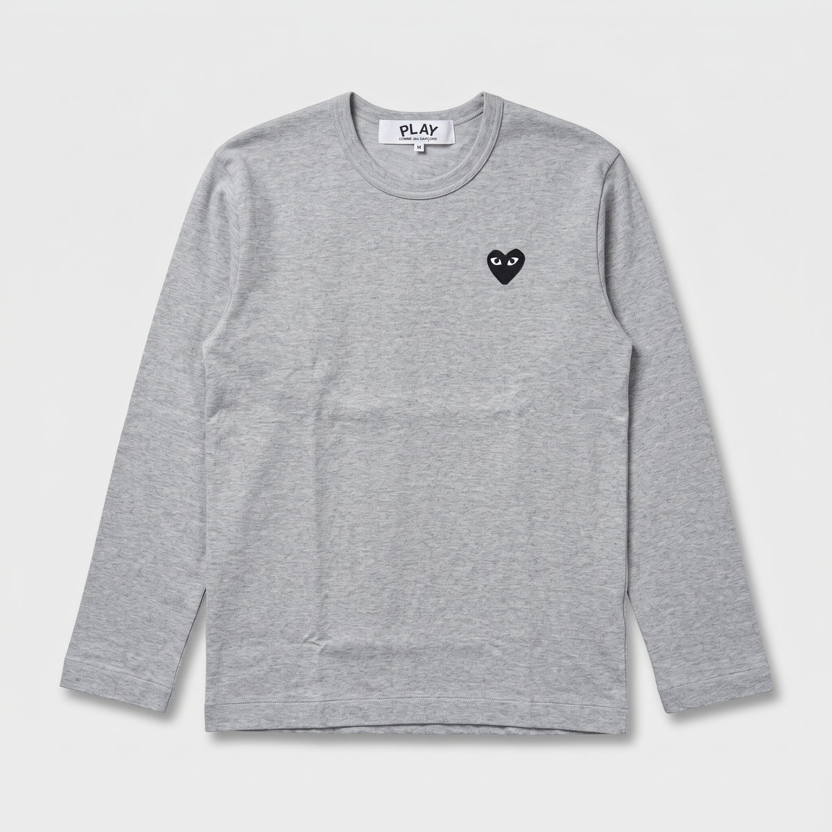 Grey Long Sleeve Heart Tee