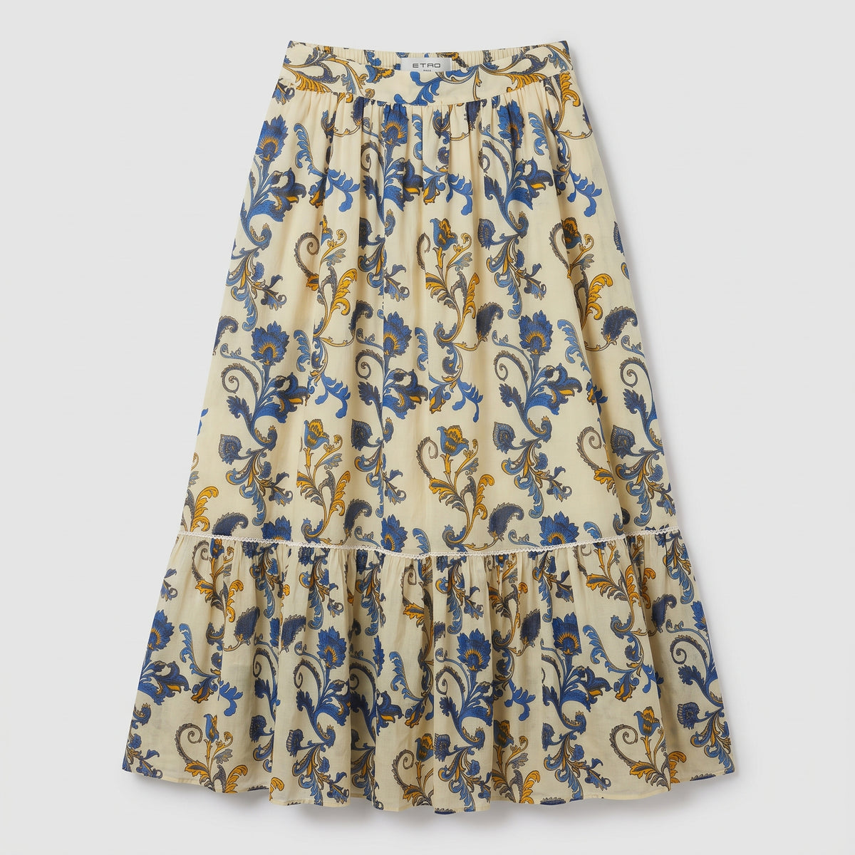 ETRO Floral Print Midi Skirt