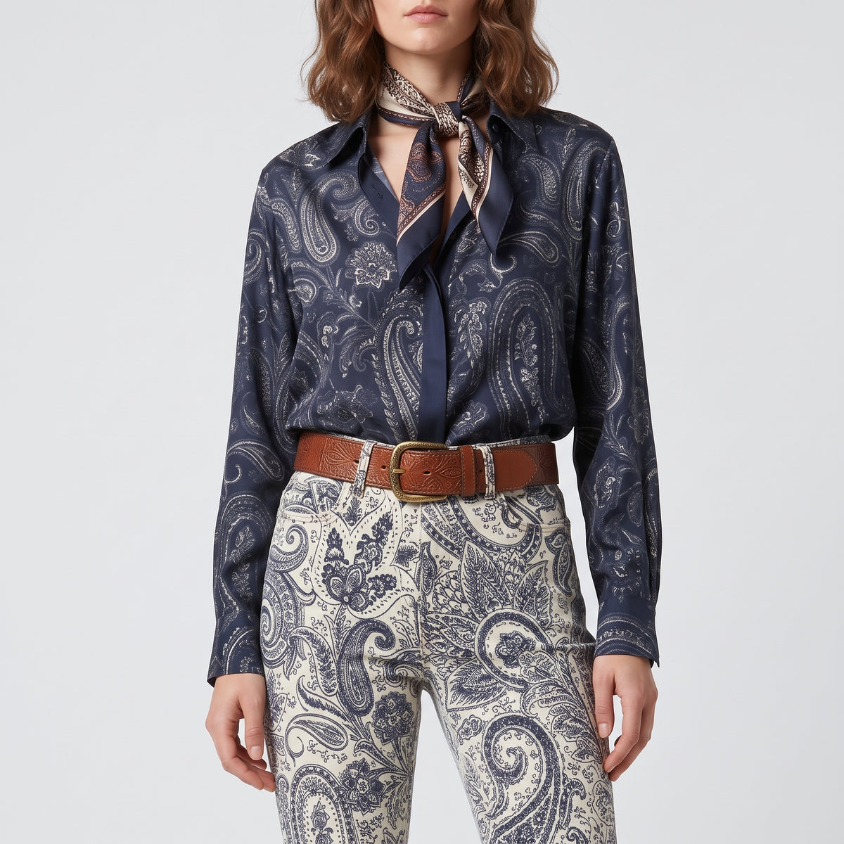ETRO Paisley Print Flared Jeans - view 2