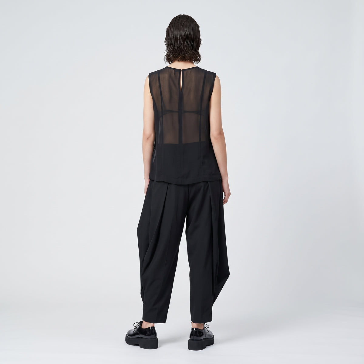 CDG CDG Sleeveless Layered Ribbon Top - view 5