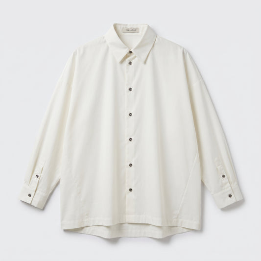 Oversized Ivory Button Down Shirt