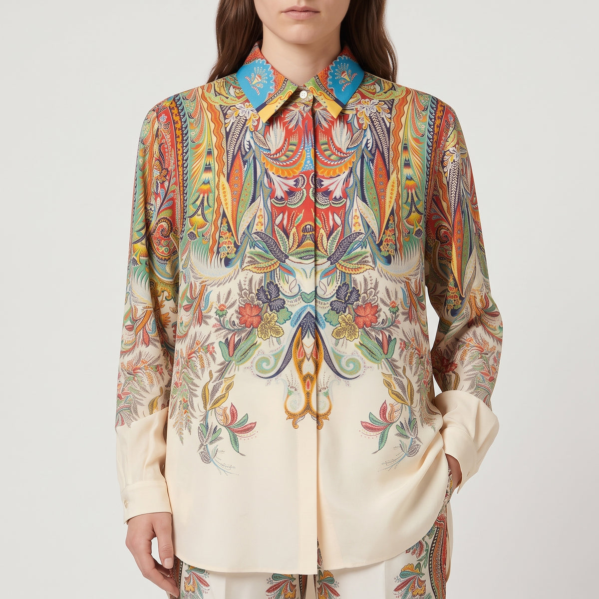 ETRO Paisley Print Long Sleeve Shirt - view 2