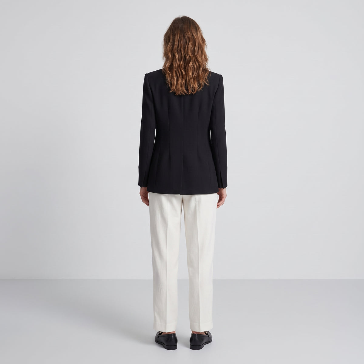 ERMANNO SCERVINO Tailored Pleated White Trousers - view 5