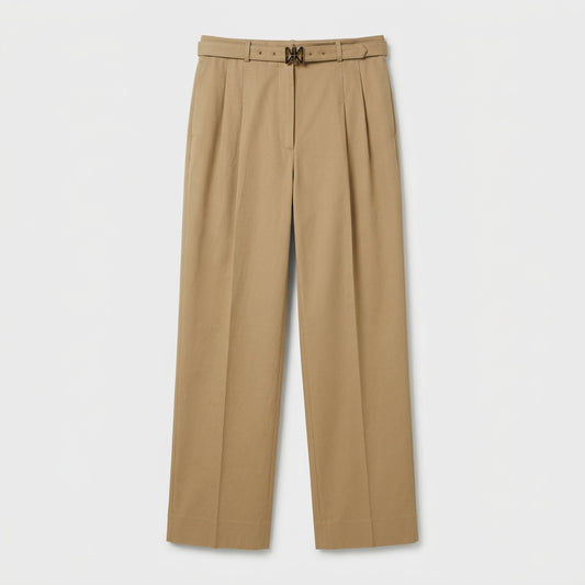 NATAN Belted Tailored Wide-Leg Trousers