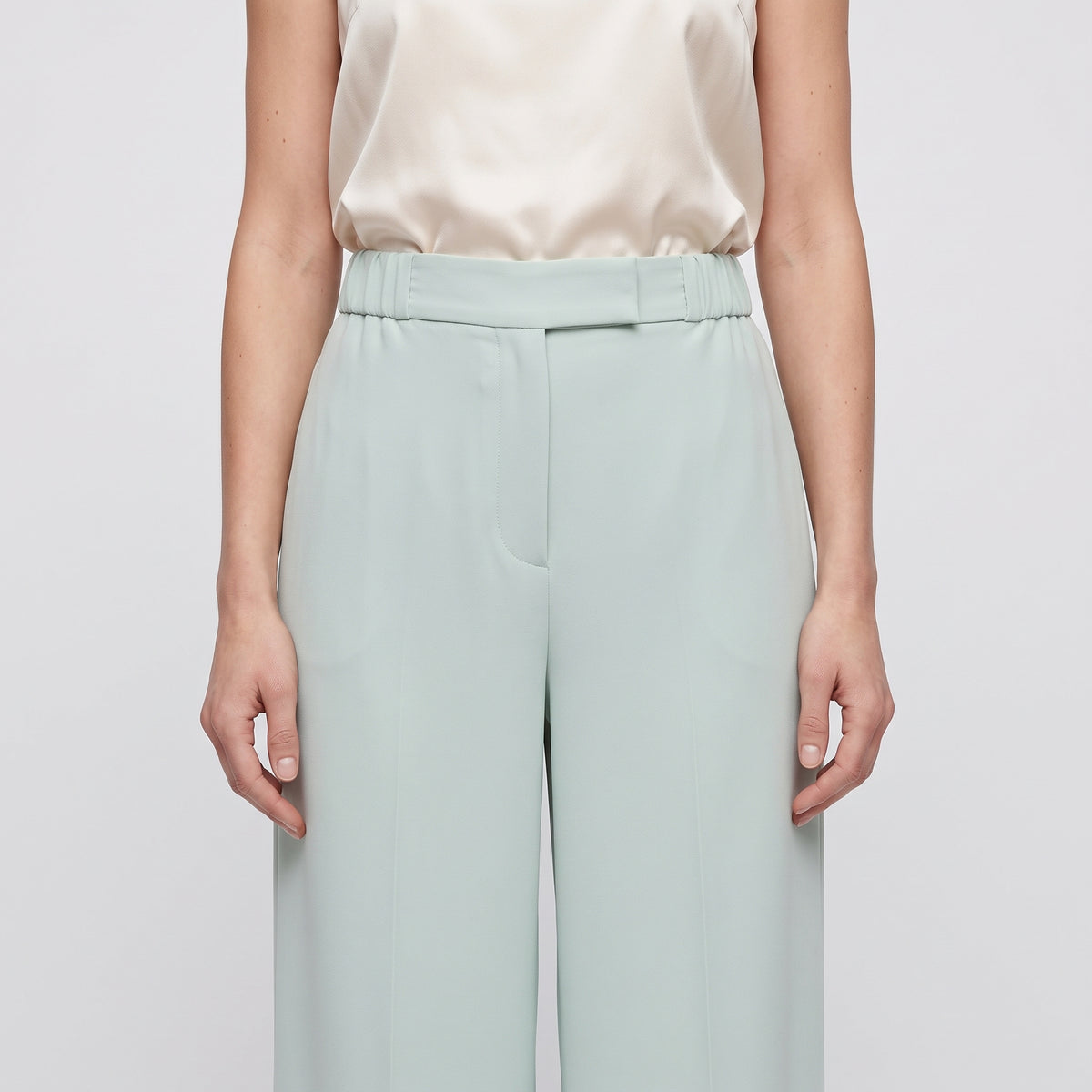 NATAN Mint Green Wide-Leg Trousers - view 3