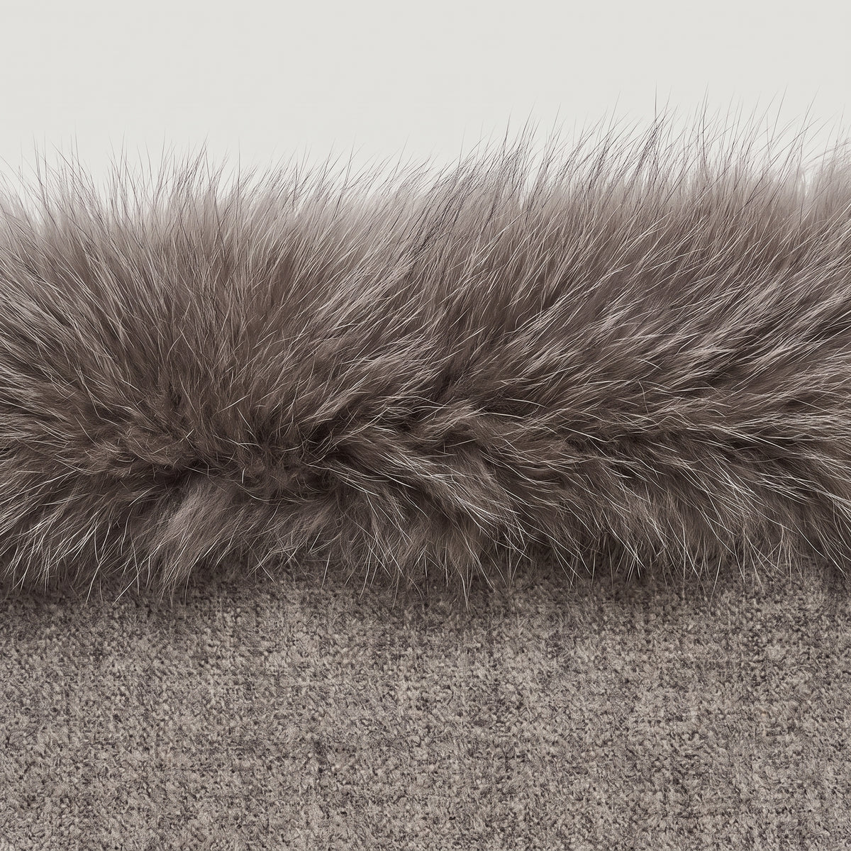AMA PURE Fur Trimmed Cashmere Cape Wrap - view 6