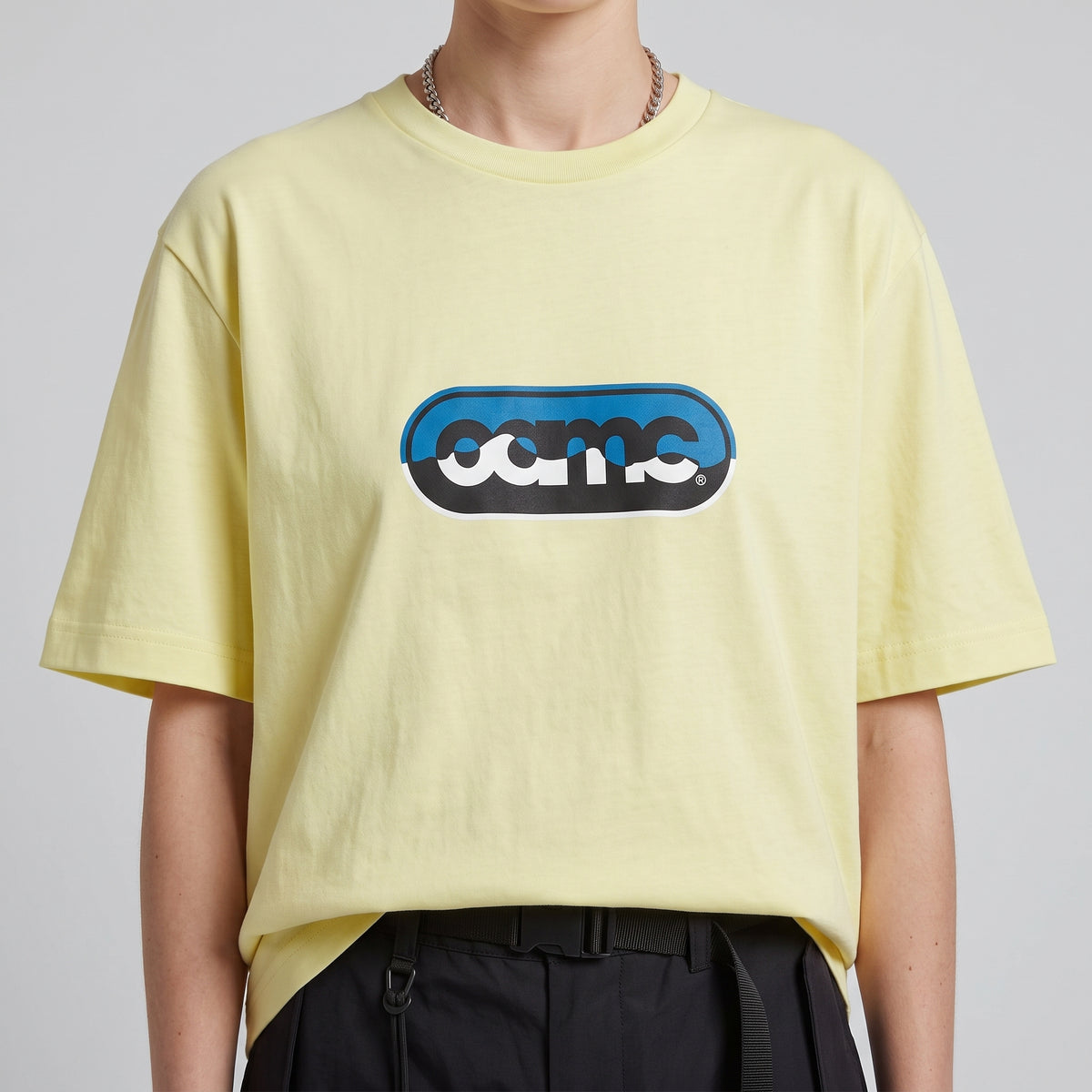 Yellow Graphic Cotton T-Shirt