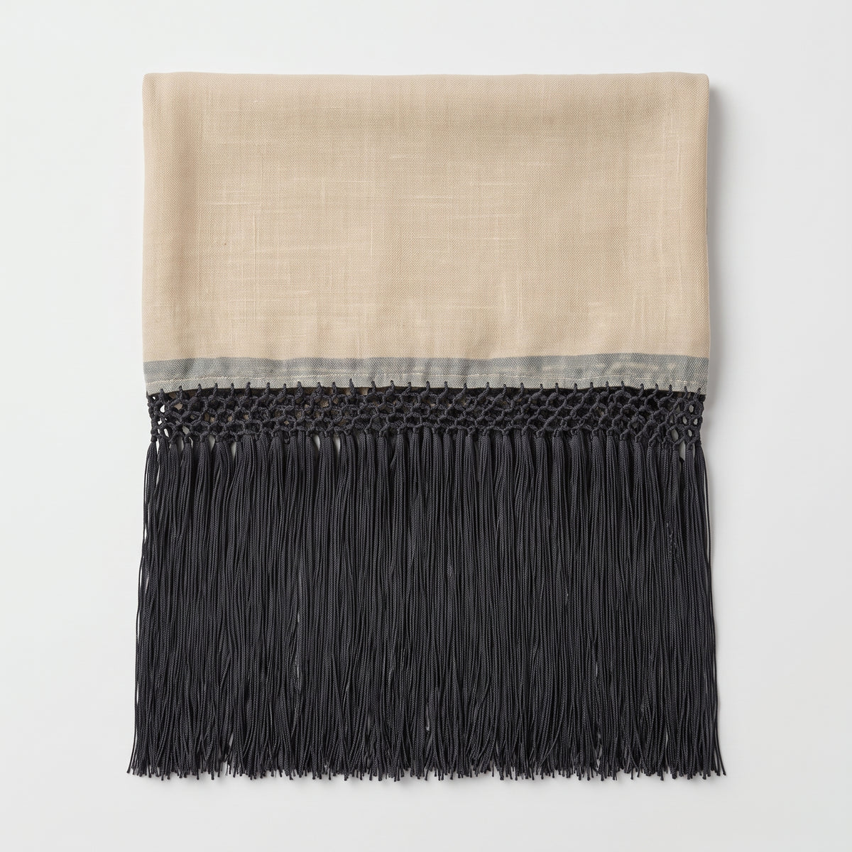 DRIES VAN NOTEN Fringed Linen Blend Scarf