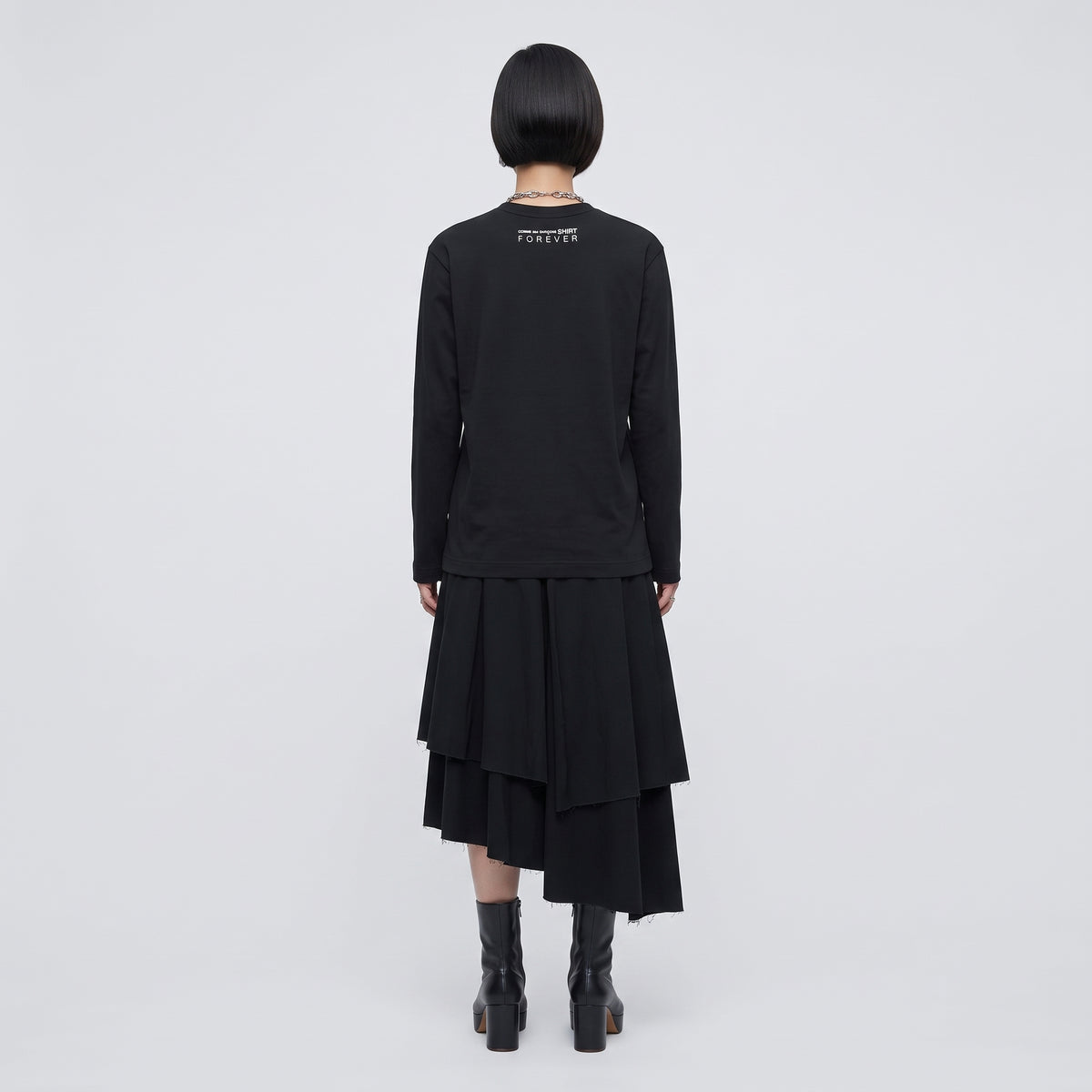 Classic Black Long Sleeve Top
