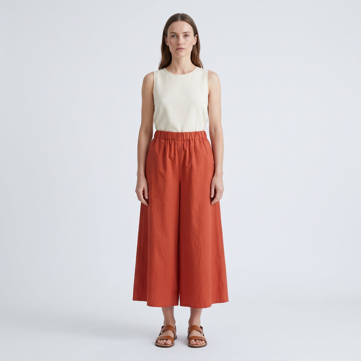 DUSAN Elasticated Wide Leg Bermuda Shorts - view 3
