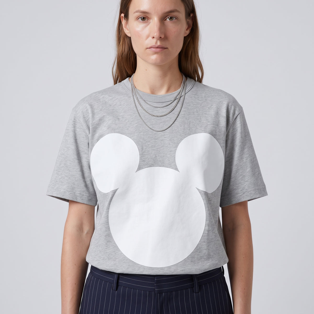 Mickey Silhouette Cotton T-Shirt