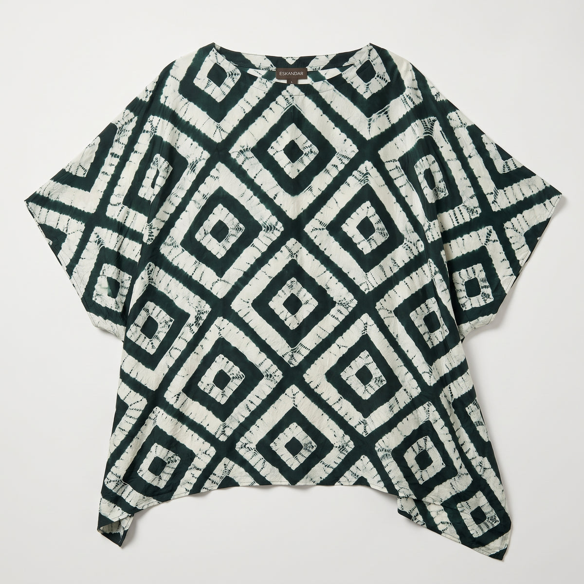 ESKANDAR Diamond Shibori Oversized Top