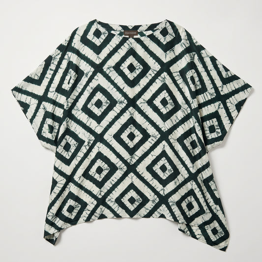 ESKANDAR Diamond Shibori Oversized Top